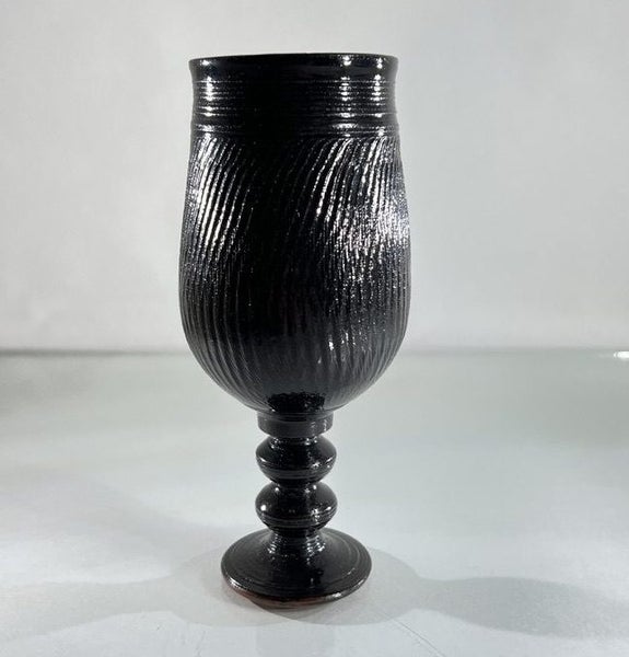 Fursbreck Orkney Roman Black Goblet – Studio Pottery, Handthrown Carousel 1