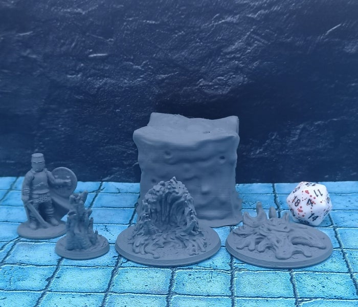Oozes Monster Miniatures Dungeons and Dragons dice4dungeons Brite Carousel 2