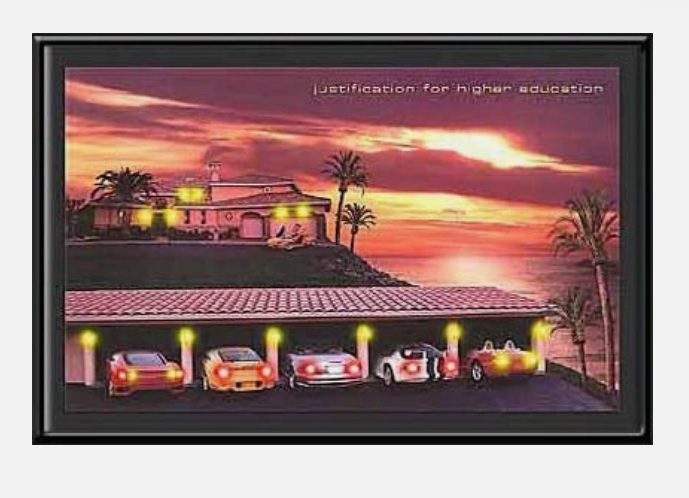 Framed Electric Art Car Print with Flashing LED Lights in Car's Indicator lights Carousel 3