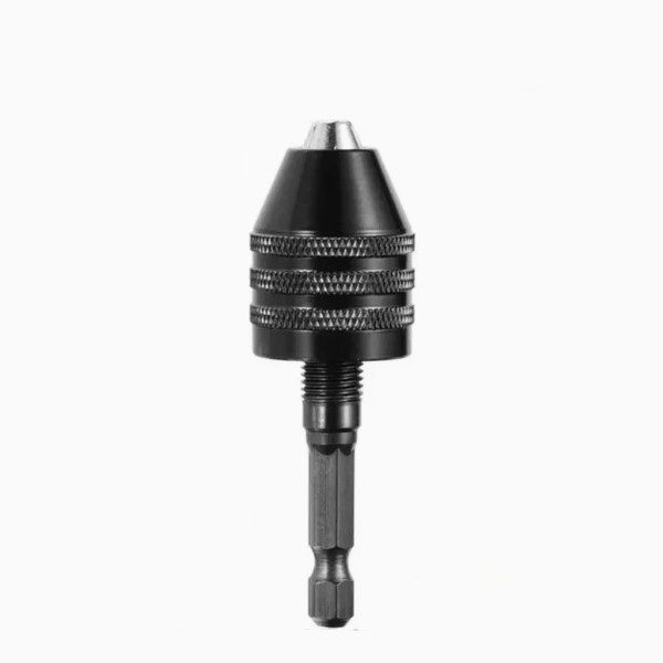 Keyless Chuck Plug Quick Change Adapter Drill Bit Converter Tool Hex Shank Carousel 2