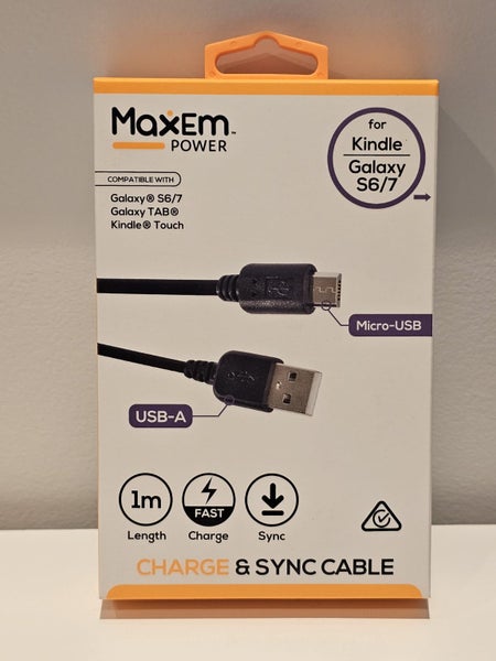 Brand New MaxEm Micro-USB to USB-A Cable – 1M (ELS-0166) Carousel 1