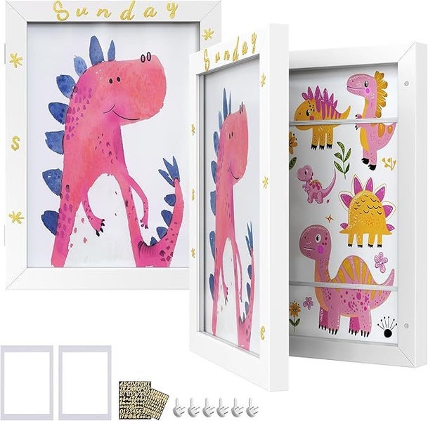 Kids Art Frames A4 - White (Set of 2) Carousel 1