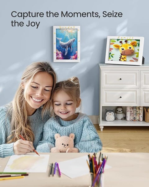 Kids Art Frames A4 - White (Set of 2) Carousel 2