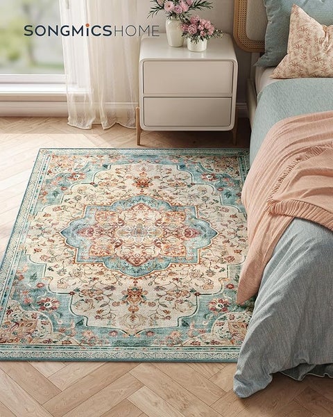 Traditional Vintage Style Rug 120 x 170 cm - Blue Carousel 2