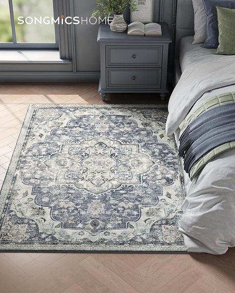 Traditional Vintage Style Rug 120 x 170 cm - Grey Carousel 2