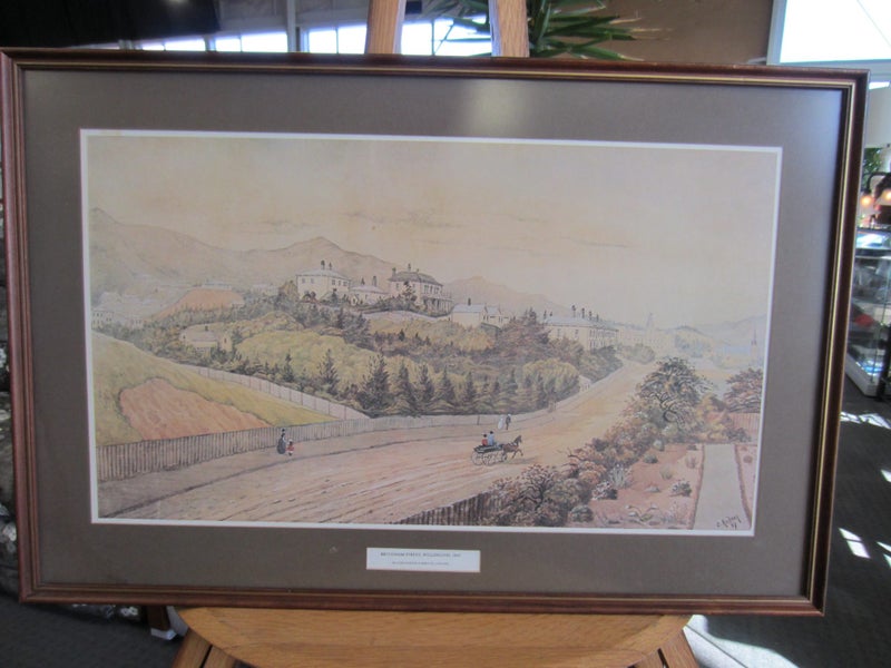 Christopher Aubrey 'Brougham Street', Wellington - Framed Print Carousel 1