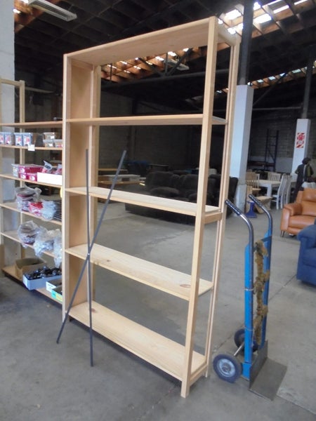 Lundia shelving-3 bays 2100x1200x292mm Near new Carousel 1