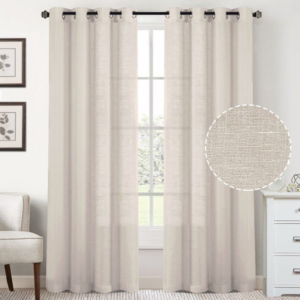 New Sheer Curtains readymade 1 Pair 213CM Drop Carousel 2