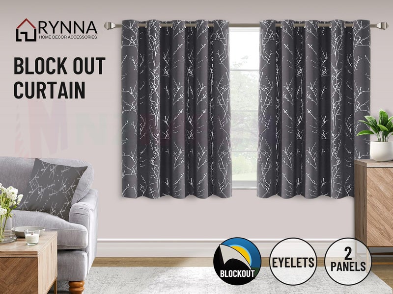 new curtains readymade blackout 160cm Drop Carousel 1
