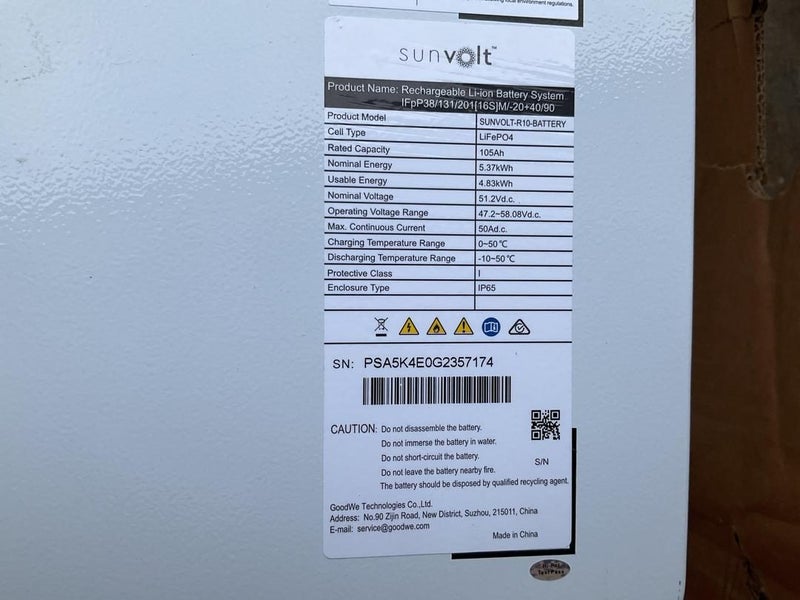 Sunvolt SV-R10 Rechargeable Lithium-ion Battery Carousel 2