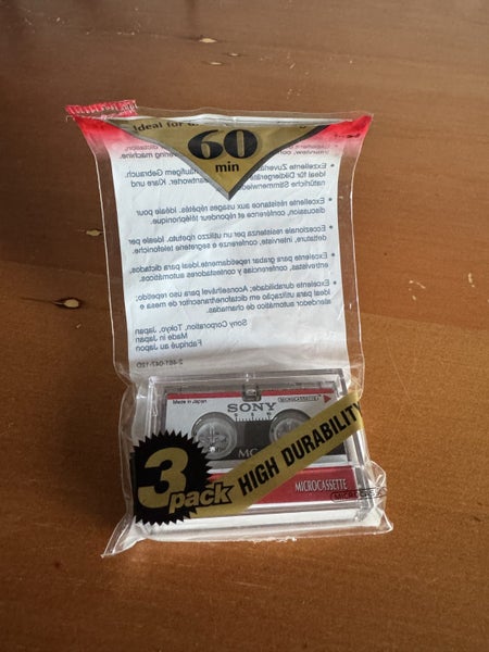 Sony Microcassette 60m Carousel 1