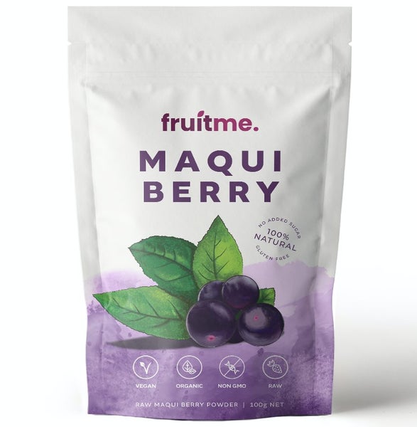 Raw Certified Organic Maqui Berry Powder 100g | Antioxidant Superfood | FruitMe Carousel 1