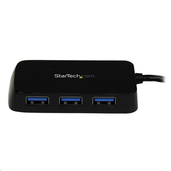 StarTech.com Portable 4 Port Mini USB 3.0 Hub - Black [ST4300MINU3B] Carousel 2