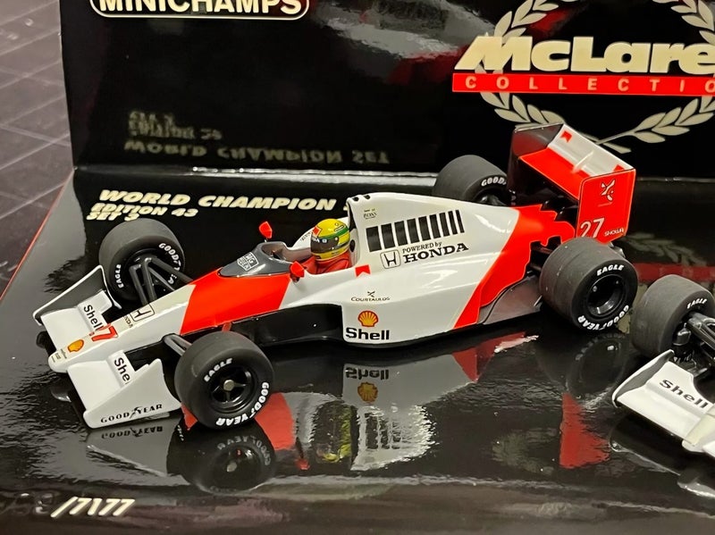 1/43 World Champion Set McLaren Honda 1990 & 1991 Ayrton Senna #5830/7177 Carousel 1