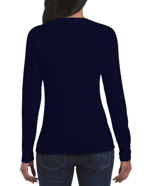 Softstyle Ladies' Long Sleeve T-Shirt, Custom T-Shirt print, T-Shirt printing Carousel 2