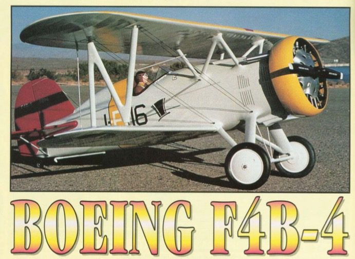 Model Aircraft Plan - Boeing F4B-4 60" 60 Size Carousel 1