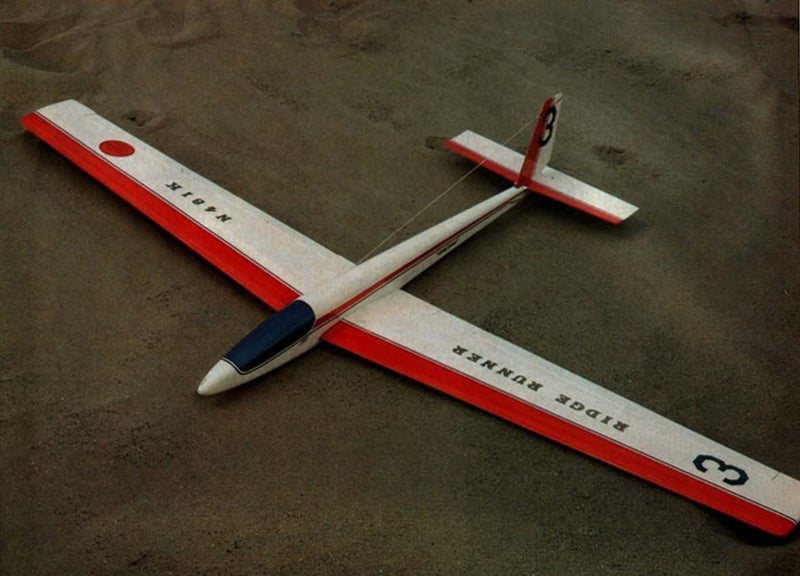 Model Aircraft Plan - Ridge Runner Glider 72" Span Carousel 1