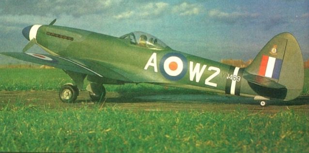Model Aircraft Plan - Spitfire F22 55" Span 45 Size Carousel 1