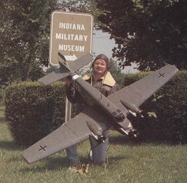 Model Aircraft Plan - Junkers JU-52 Trimotor 84" Span 3 x .20 Two Stroke Size Carousel 1