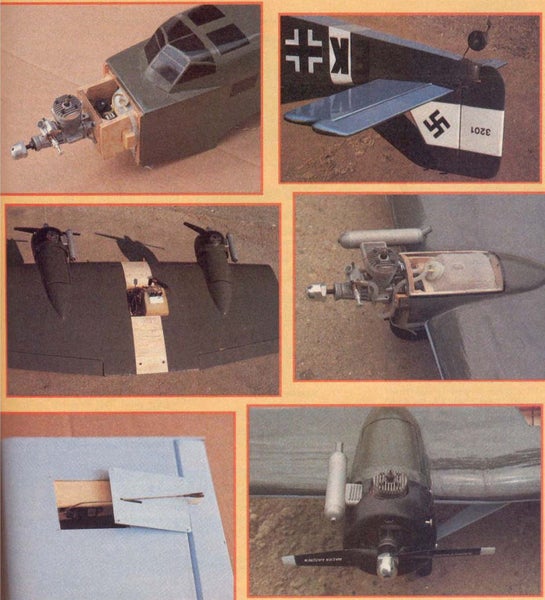 Model Aircraft Plan - Junkers JU-52 Trimotor 84" Span 3 x .20 Two Stroke Size Carousel 2
