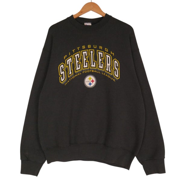 Vintage 90s NFL Pittsburgh Steelers Spellout Sweatshirt XL Carousel 1