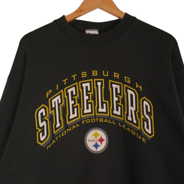 Vintage 90s NFL Pittsburgh Steelers Spellout Sweatshirt XL Carousel 2