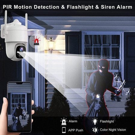 2K PTZ Solar WiFi Security Camera with AI Motion Carousel 8