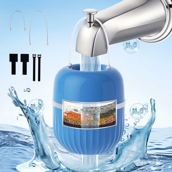 Bath Water Filter for Tub Faucet 8 Stage Bath Water Filter with 5000 Gallons Carousel 2