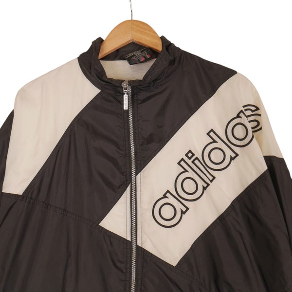 Vintage 90s Adidas Black Track Jacket Medium Carousel 2