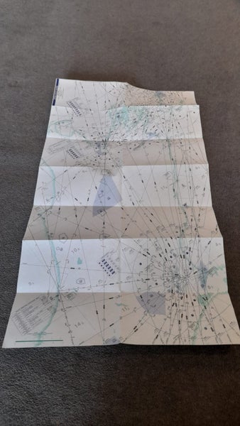 Old Upper South Islands Enroute Chart – NZ Aeronautical Chart Carousel 2