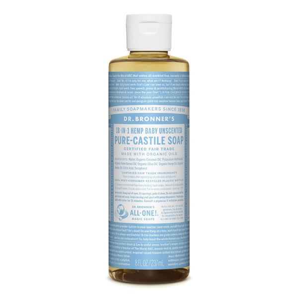 Dr. Bronner's Pure-Castile Liquid Soap Baby-Unscented 237ml Carousel 1