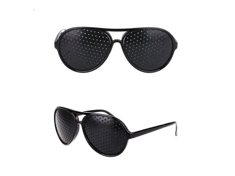 1pcs Anti-myopia Pin Hole Glasses Pinhole Sunglasses Eye Exercise Eyesight Carousel 1