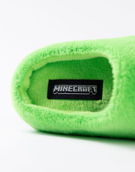 Minecraft Green Mule Slippers (Boys) Carousel 4