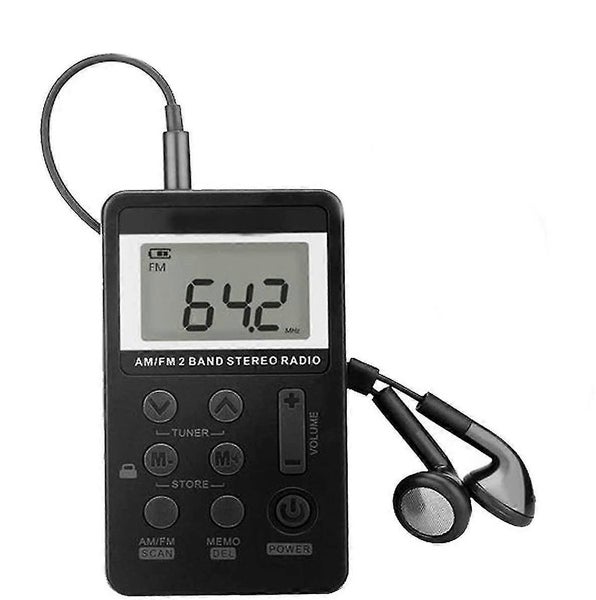 Portable Radio Mini Radio Pocket Am Fm Personal Radio Dsp Digital Carousel 1