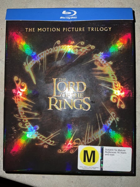 LORD OF THE RINGS MOTION PICTURE TRILOGY BLURAY SET -6 DISC SET Carousel 1