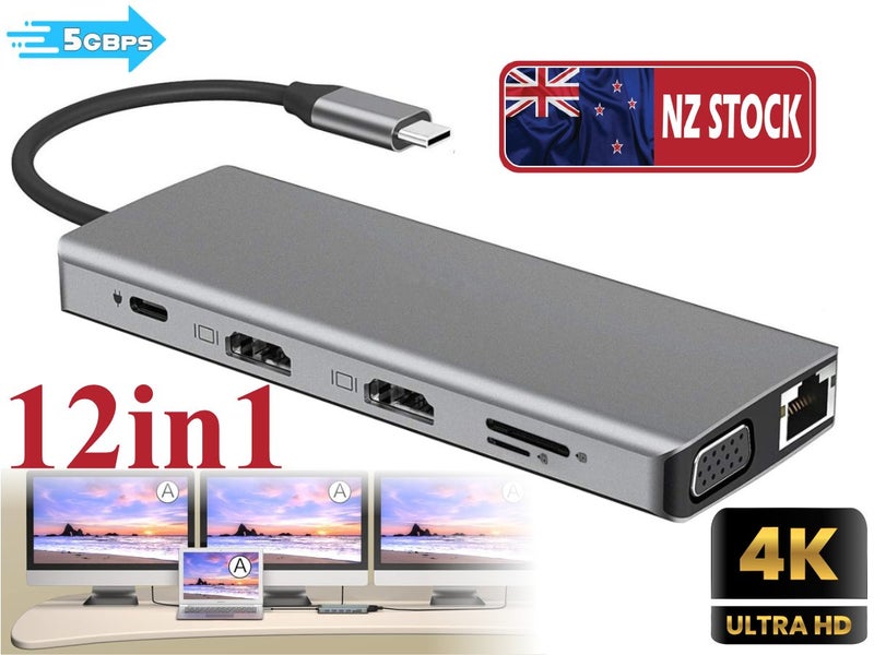 USB C Hub Docking Station Carousel 1