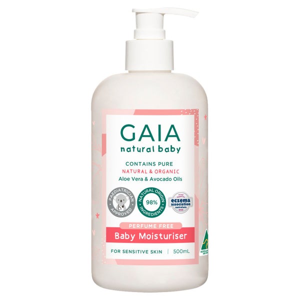 GAIA Natural Baby Moisturiser 500mL Carousel 1