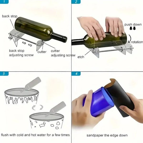 Glass Bottle Cutting Kit - bobsbits Carousel 2