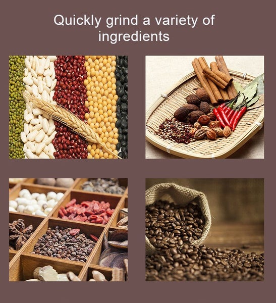 Electric Coffee Grinder and Spice Grinder White 180ML 200W Carousel 9