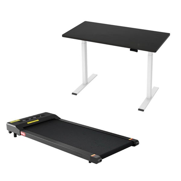 120cm Automatic Standing Desk With 400Mm Electric Walking Pad Treadmill Carousel 2