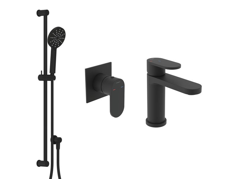 Minimo/Tube Tapware/Shower Package in Matt Black *Excess Stock* Was $1297 Carousel 1