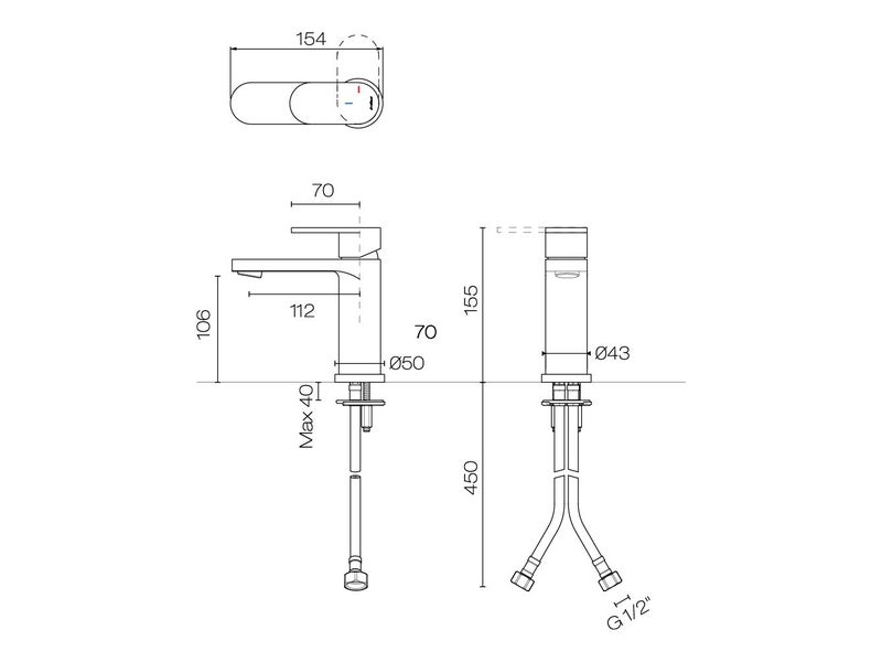 Minimo Energy Saver Basin Mixer Chrome *Excess Stock* Was $299 Carousel 3