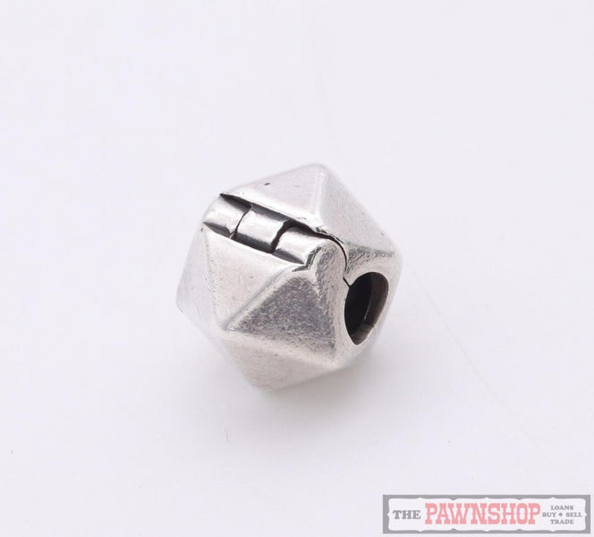 Pandora Sterling Silver Rock Star Geometric Clip Charm 791004 Retired! Carousel 1