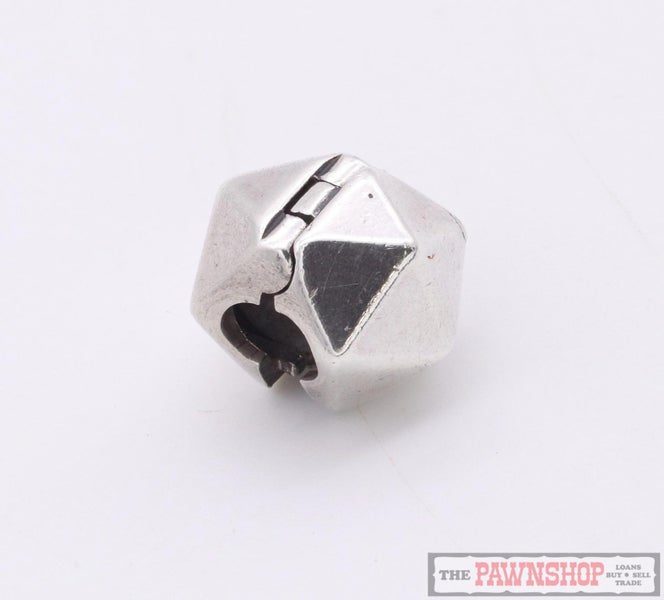Pandora Sterling Silver Rock Star Geometric Clip Charm 791004 Retired! Carousel 2