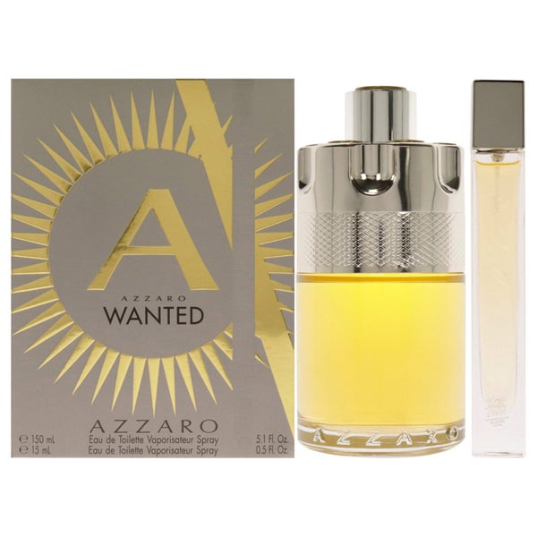 Azzaro Azzaro Wanted by Azzaro for Men - 2 Pc Gift Set 5.1oz EDT Spray, 0.5oz... Carousel 1
