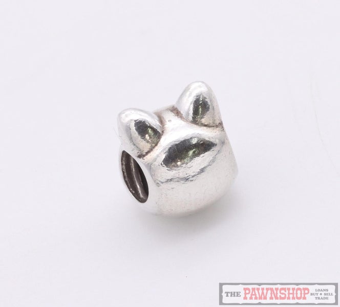 Pandora Sterling Silver Curious Cat Charm 791706 Retired! Carousel 2