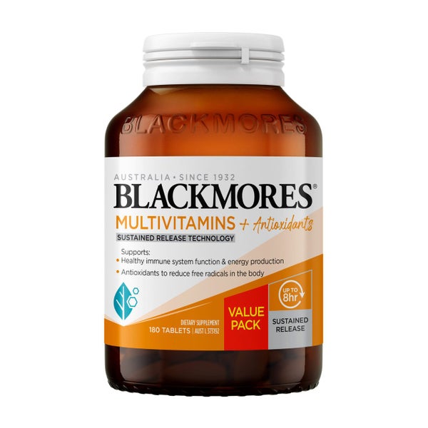 Blackmores Multivitamins + Antioxidants 180 Tablets Carousel 1