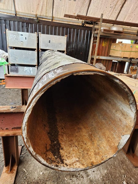 Steel Concrete Lined Culvert Pipe, 695mm OD x 6.4mm WT x 3700mm L Carousel 1
