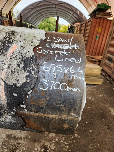Steel Concrete Lined Culvert Pipe, 695mm OD x 6.4mm WT x 3700mm L Carousel 2