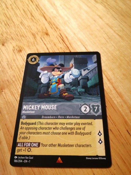 Mickey Mouse - Musketeer, Disney Lorcana, the first chapter Carousel 1